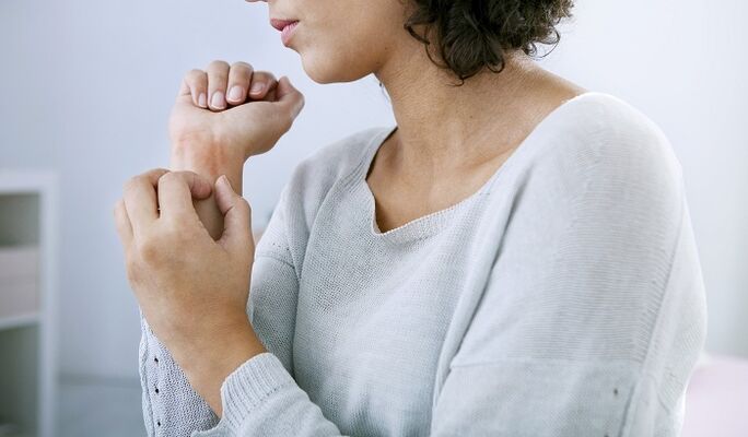 Itching caused by not following a psoriasis diet